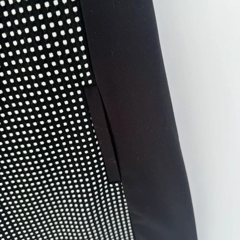 Next Tailoring Black White Geometric Square Panel Shift Dress UK8 Pockets Lined - Image 4