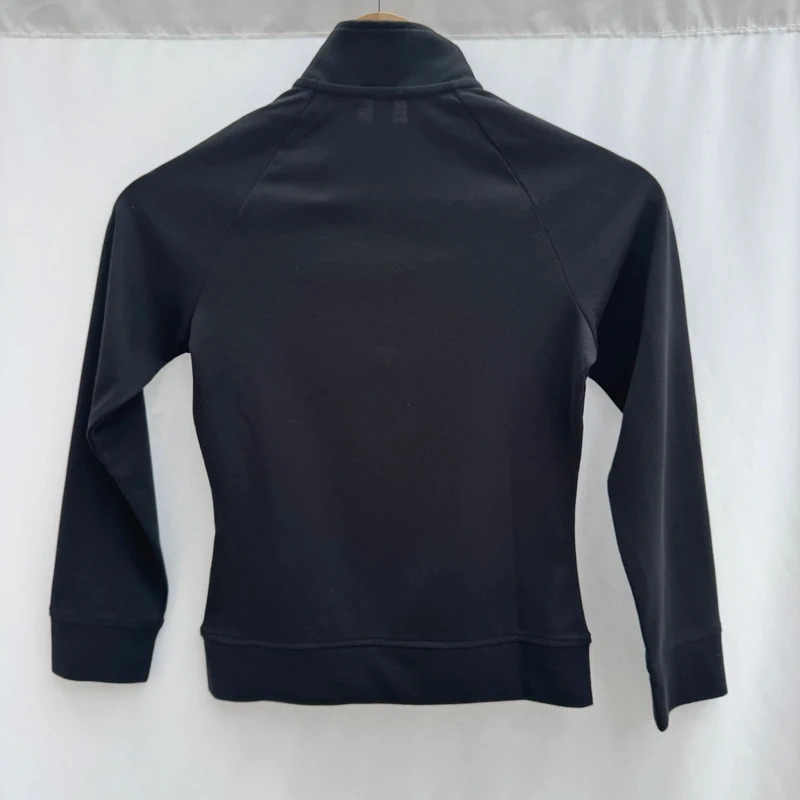 Adidas Kids 1/4 Zip Top Age 7-8 Years Black Recycled Polyester 128cm - Image 8