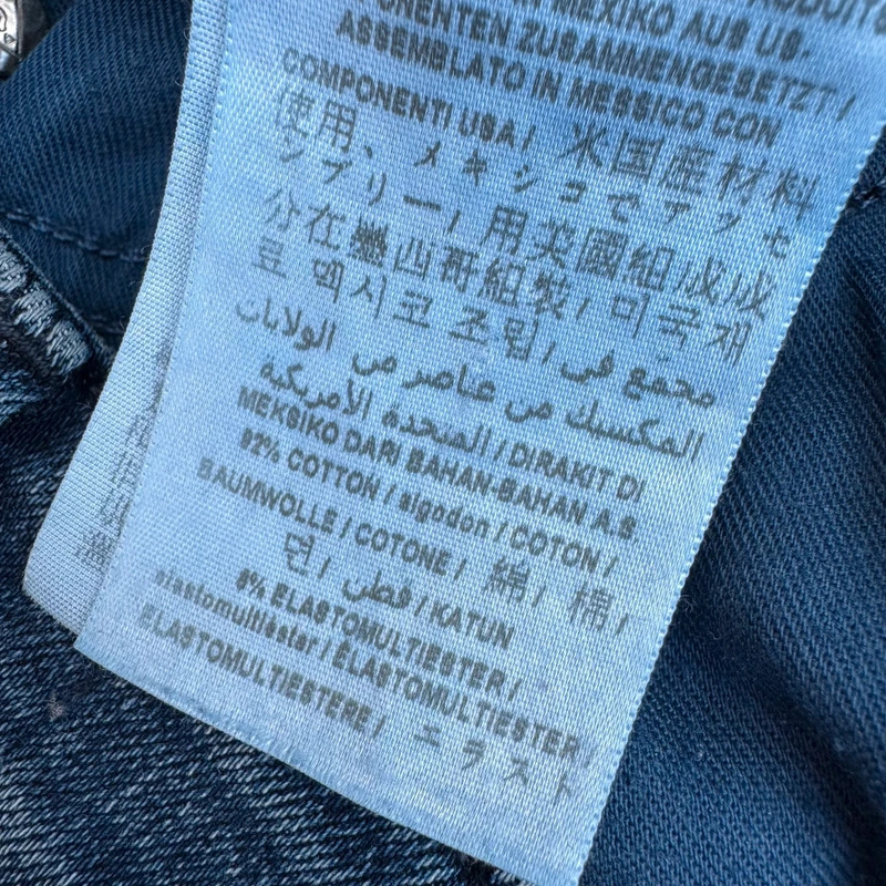 Guess Los Angeles Mid Rise Skinny Jeans W27 L29 Blue Faded Wash Stretch Denim - Image 10