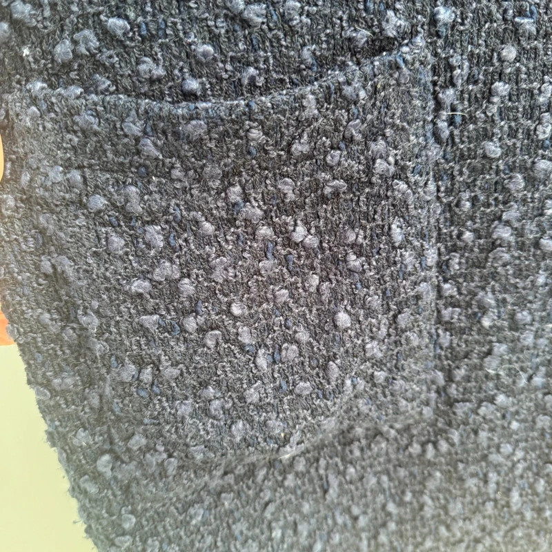Phase Eight Navy Bouclé Textured Shift Dress 3/4 Sleeve UK 12 - Image 5