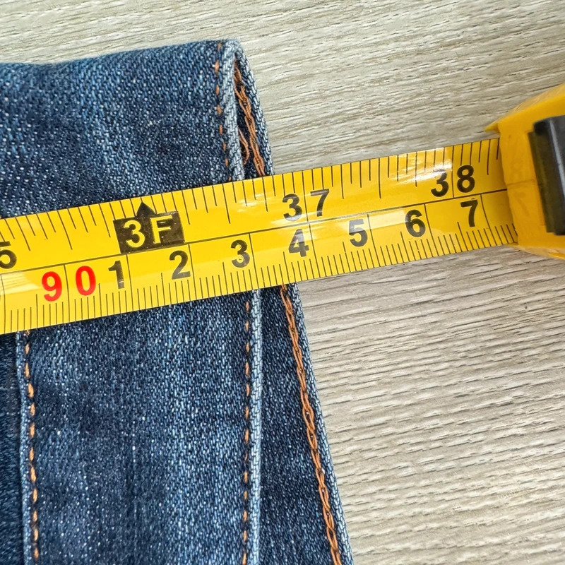 Gap 1969 Real Straight Jeans W28 L30 UK 10 Dark Blue Stretch Denim - Image 13