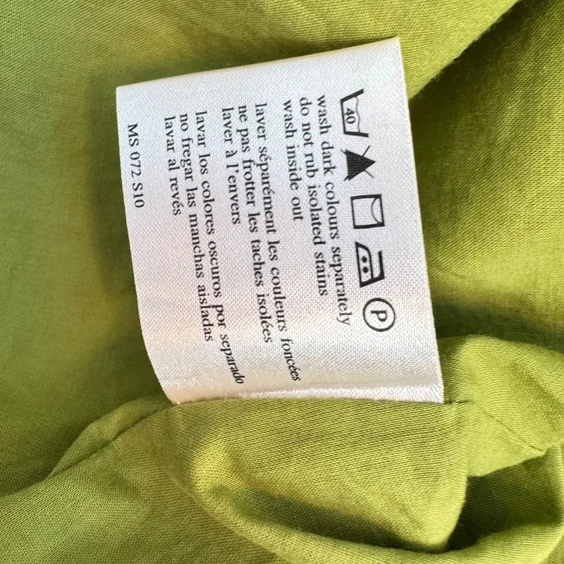 Laura Ashley Olive Green Floral Linen Blend A-Line Skirt | UK 10 - Image 6