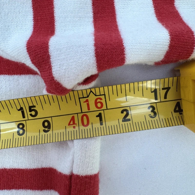 La Redoute Kids Red White Stripe Top Age 8 Tie Hem Raglan Sleeve - Image 6