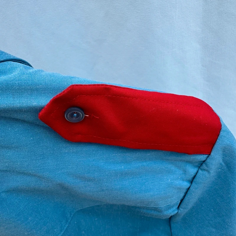 Vintage British Rail Uniform Shirt Cutlass Blue 1970s 1980s Train Memorabilia 16.5 - Image 9