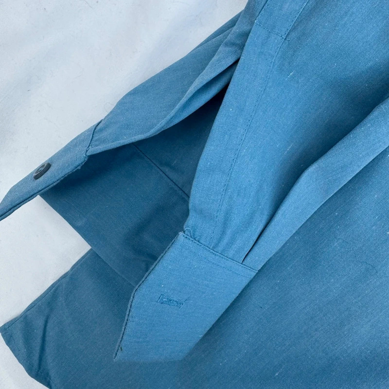 Vintage British Rail Uniform Shirt Cutlass Blue 1970s 1980s Train Memorabilia 16.5 - Image 14