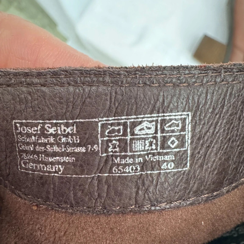 Josef Seibel Brown Leather Ankle Boots EU 40 UK 6.5 Buckle Strap Block Heel Comfort - Image 12