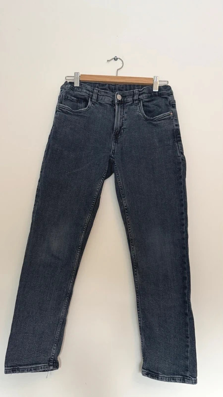 Zara Boys Dark Blue Straight Leg Jeans Age 13-14 Years 164cm Denim