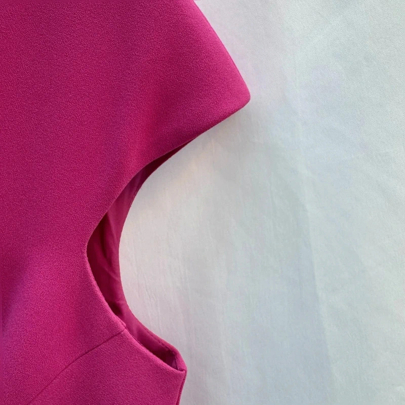 Hobbs Invitation Fuchsia Pink Cowl neck Dress | UK 14 | Occasion Pencil Dress - Image 5