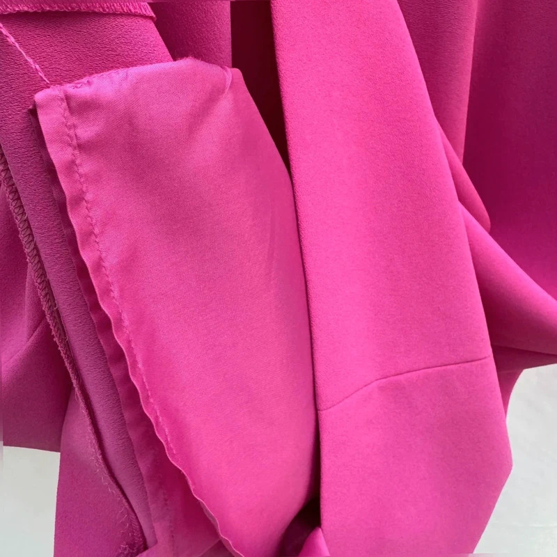 Hobbs Invitation Fuchsia Pink Cowl neck Dress | UK 14 | Occasion Pencil Dress - Image 6