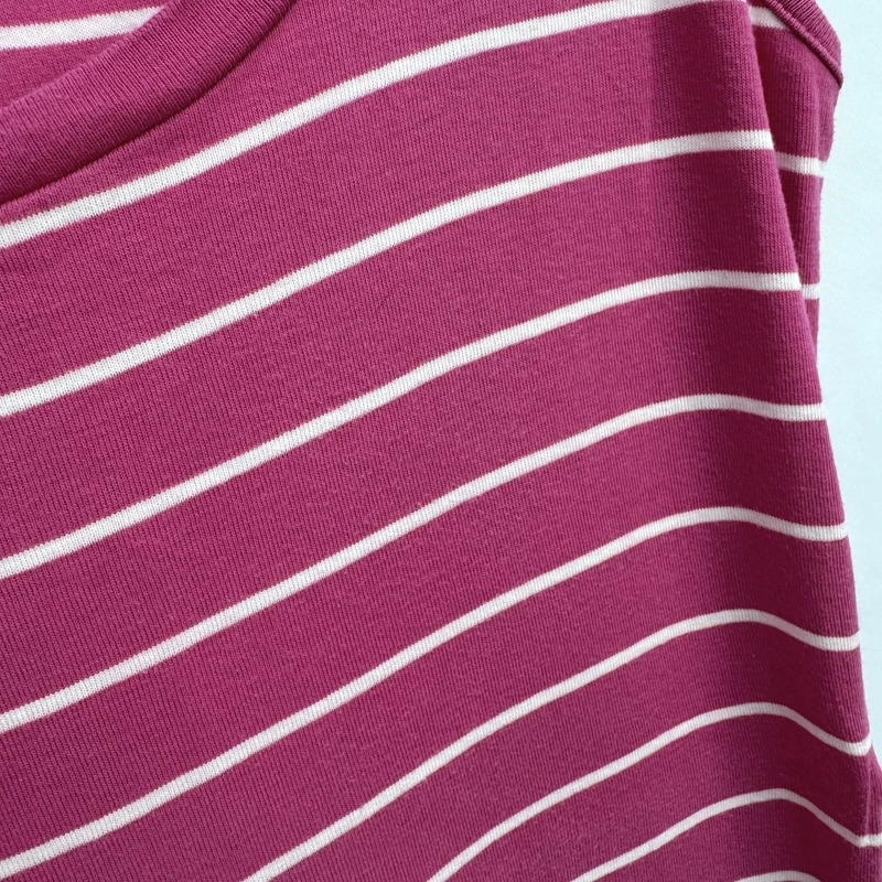 Joules Marina Pink White Striped Sleeveless Jersey Dress UK 10 100% Cotton - Image 2