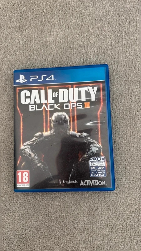 Call of Duty Black Ops III 3 PlayStation PS4 4 Game Activision PEGI 18 Tested