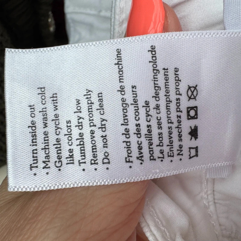 PAIGE White Denim Cropped Jeans | Waist 29" (UK 10) | Slim Fit | Step Hem - Image 11