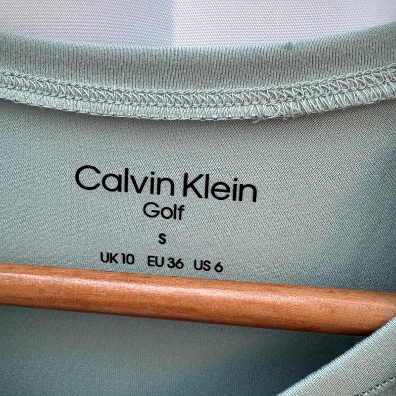 BNWT Calvin Golf Klein Mint Performance T-Shirt UK10 Sports Gym Running - Image 8