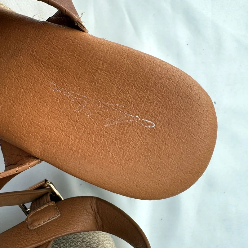 White Cross Strap Platform Sandals UK 6 EU39 Block Heel Summer Boho - Image 13
