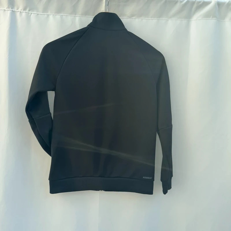 Adidas Aeroready 3-Stripes Track Jacket Black Full Zip Kids 11-12 Years 152cm - Image 6