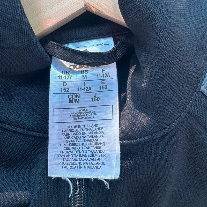 Adidas Aeroready 3-Stripes Track Jacket Black Full Zip Kids 11-12 Years 152cm - Image 7