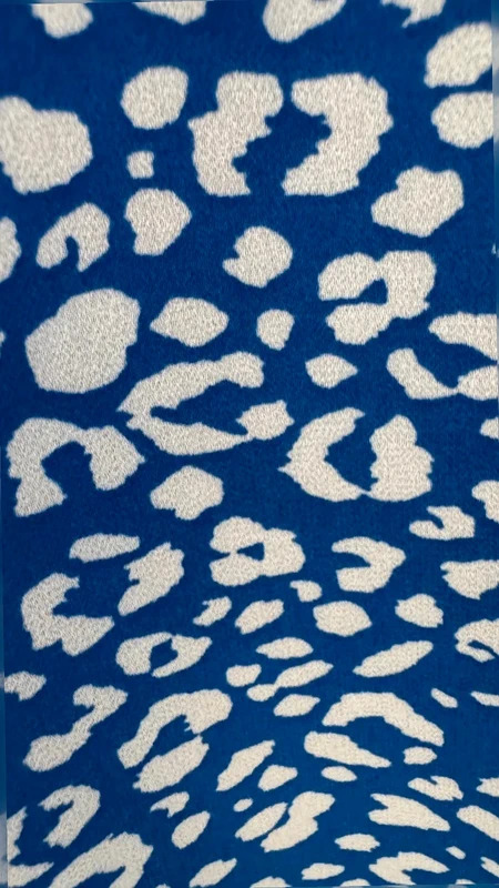 BNWT Sosandar Blue Animal Print Ruffle Sleeve Blouse UK 14 RRP 49 - Image 4