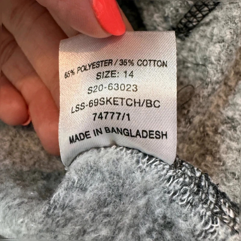 SoulCal & co California Grey Hoodie UK 14 Pink Logo Casual Sweatshirt - Image 7