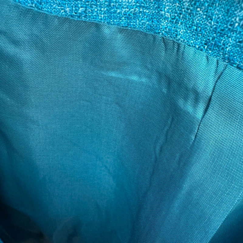 Cotswold Collections Zip Jacket UK 22 Teal Blue Linen Blend Pockets Lined - Image 6