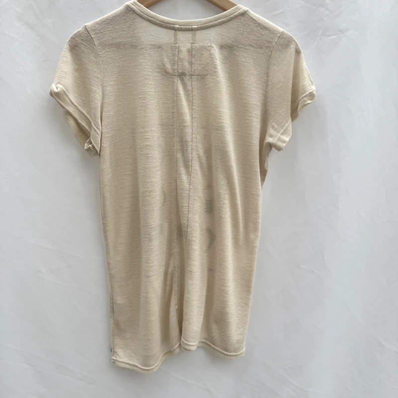Garcia Jeans Cream Ring Graphic Slub T-Shirt Size M UK 12-14 - Image 9