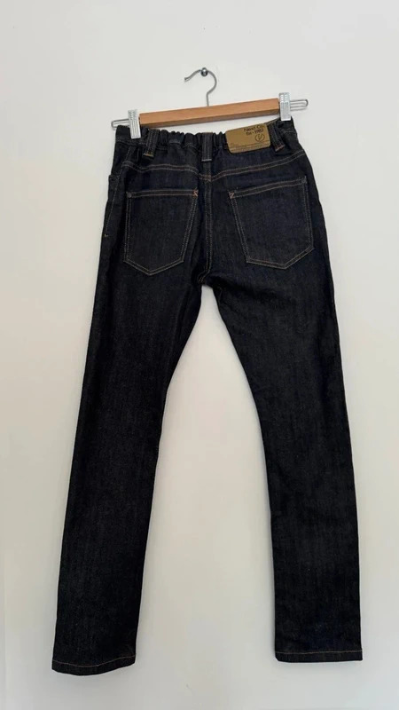Next Kids Indigo Dark Blue Skinny Jeans 10 Yrs 140cm Adjustable Waist - Image 9