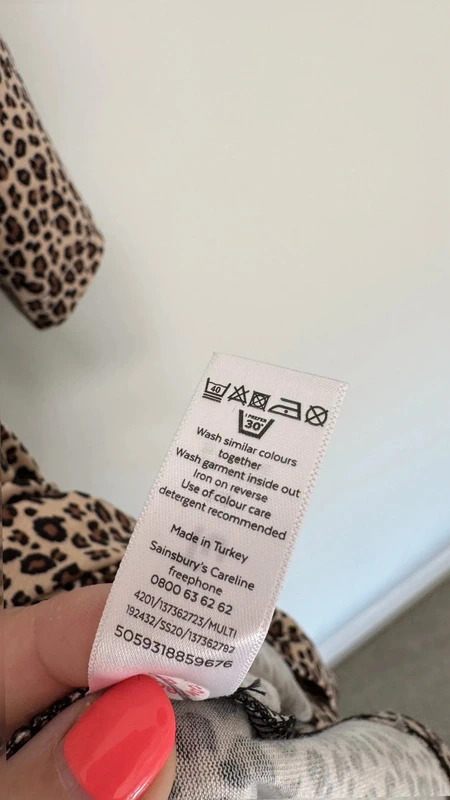 TU Woman Leopard Print Swing Dress UK 14 Jersey Animal Print nWT Soft - Image 8