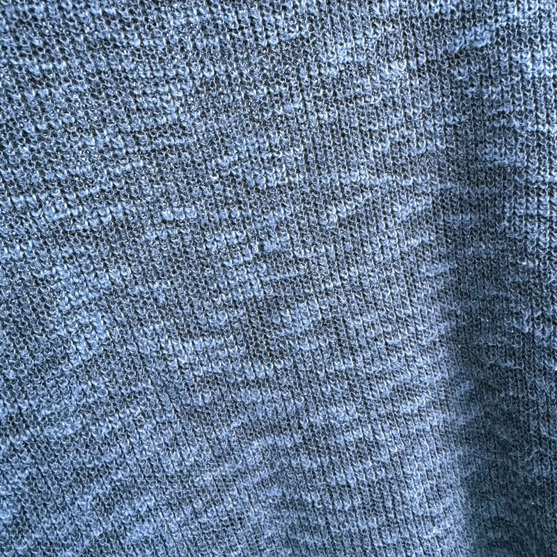 Hollister Dark Navy Knit Top | XS/S | Lace Hem Detail | Long Sleeve Lightweight Jumper - Image 2
