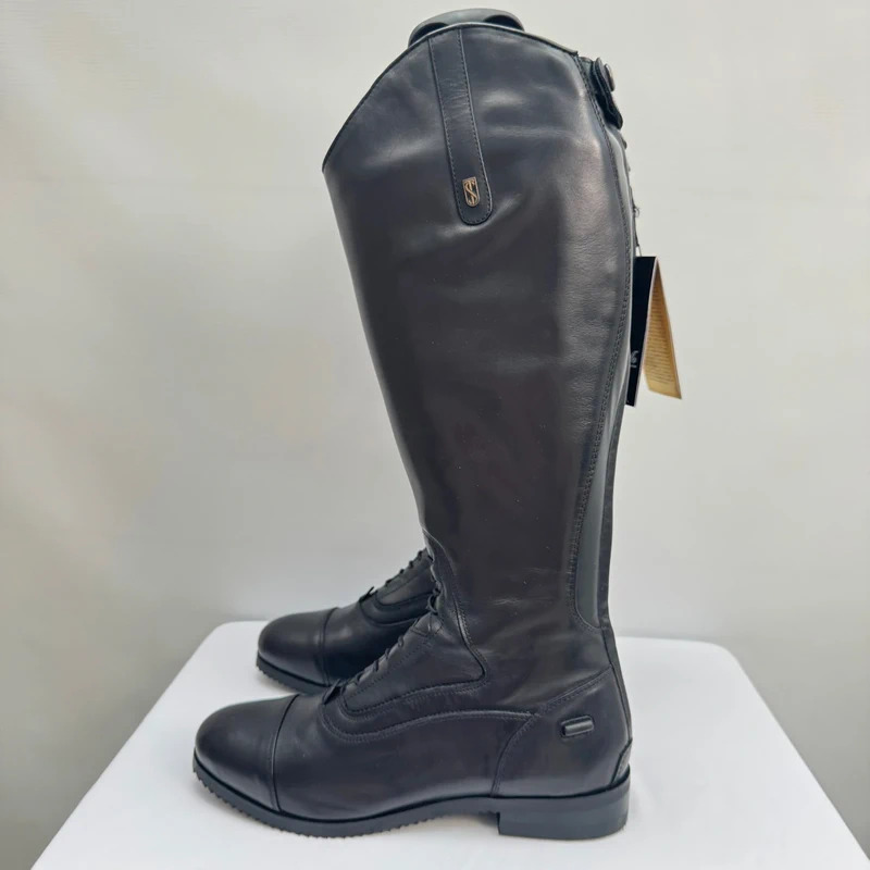 Tredstep Donatello SQ II Black Leather Riding Boots EU 41 UK 7 Short Height 16" Calf - Image 6