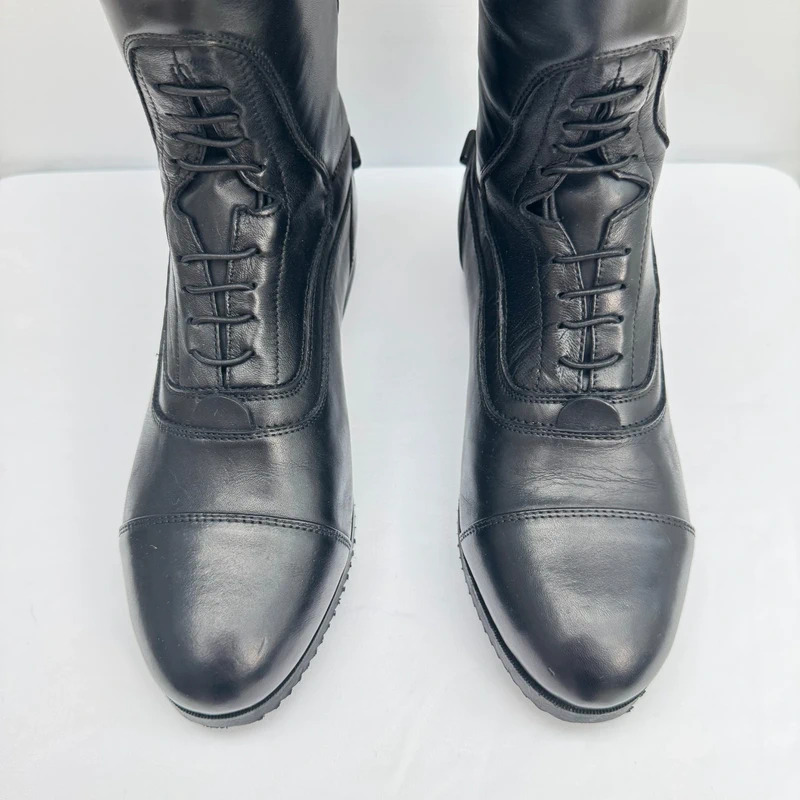 Tredstep Donatello SQ II Black Leather Riding Boots EU 41 UK 7 Short Height 16" Calf - Image 8