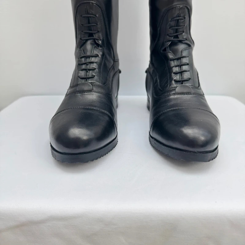 Tredstep Donatello SQ II Black Leather Riding Boots EU 41 UK 7 Short Height 16" Calf - Image 9