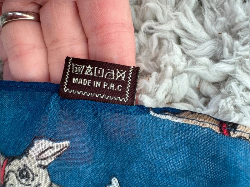 Cute Chihuahua Print Blue Scarf Wrap Shawl Dog Lightweight Lover Accessory - Image 3