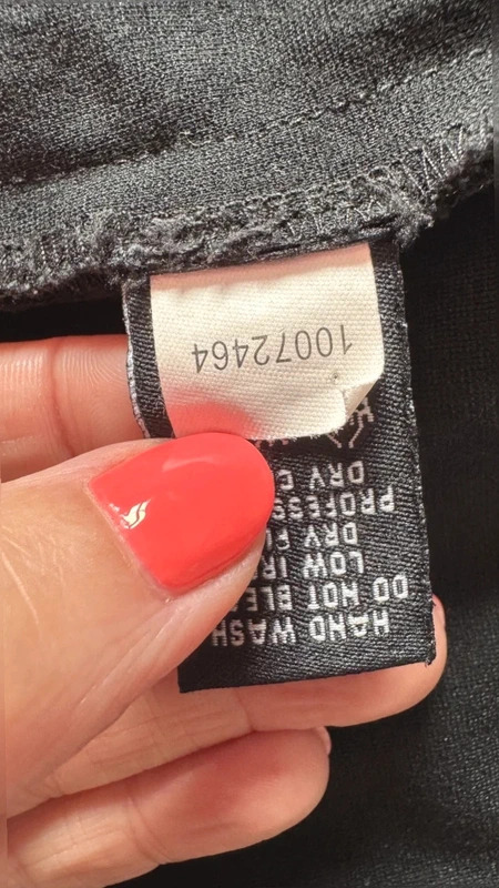 Tibi New York Black Pencil Dress Size S UK 8 Smart Work Occasion Button Detail - Image 7