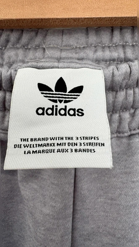 Adidas Originals Grey Trefoil Joggers Stripe 3 Track Pants Adult XS Unisex - Image 5