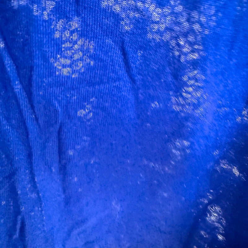 Topshop Cobalt Blue Lace Top Sleeveless Scoop Neck Fully Lined Smart Casual Size 16 - Image 6
