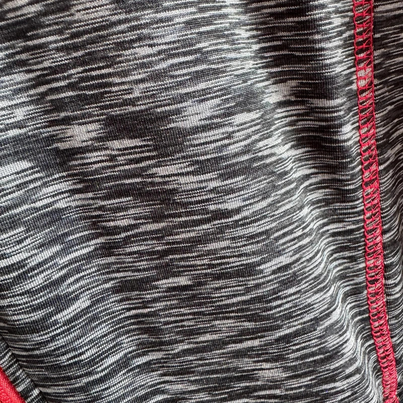 Steeds Size L (UK 14–16) Grey Marl Red Trim Hooded Riding Jacket Full Zip - Image 2