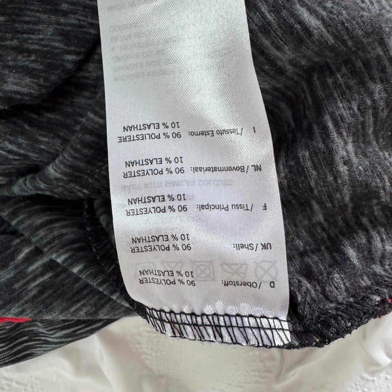 Steeds Size L (UK 14–16) Grey Marl Red Trim Hooded Riding Jacket Full Zip - Image 8