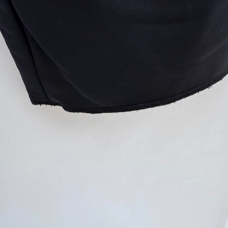 DKNY Black Stretch Flared Trousers US 4 UK 8 Long Leg Y2K Minimalist - Image 4