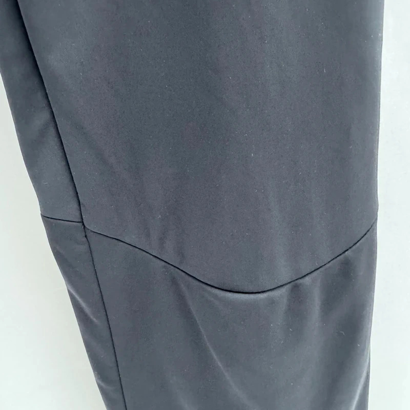 DKNY Black Stretch Flared Trousers US 4 UK 8 Long Leg Y2K Minimalist - Image 6