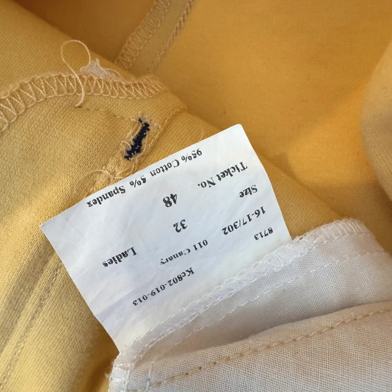 SaddleHuggers Canary Knee Patch Jodhpurs 32in Shires Beige Riding Breeches - Image 8