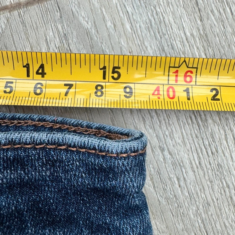 M&S Indigo Collection Mid Blue Skinny Jeans Size 12 Medium W31 L29 - Image 8