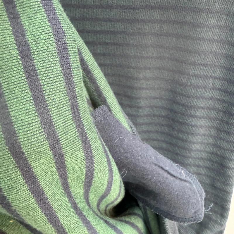 Seasalt Cornwall Gentle Wave Tunic UK 10 Navy Green Stripe Long Sleeve Pockets - Image 6