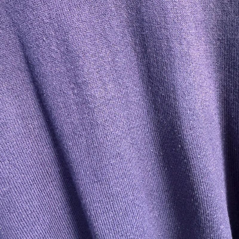 Tu Men's Large Purple V-Neck Mock Layer Jumper Knitwear Smart Casual Sweater - Image 3