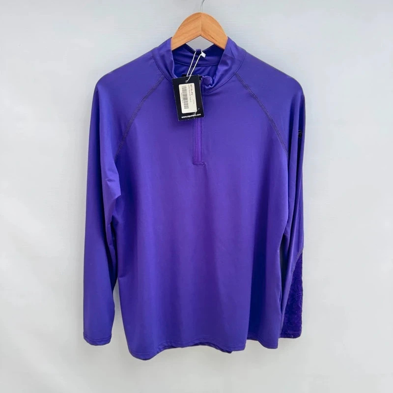 Equetech Isabella Training Shirt Purple XL UK 16-18 Lace Panels New with Tags