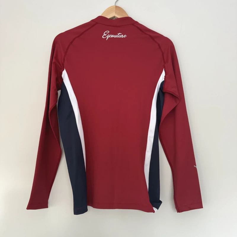 Eqcouture Base Layer UK 14 – Red Navy Union Jack Long Sleeve Riding Top BNWT - Image 7