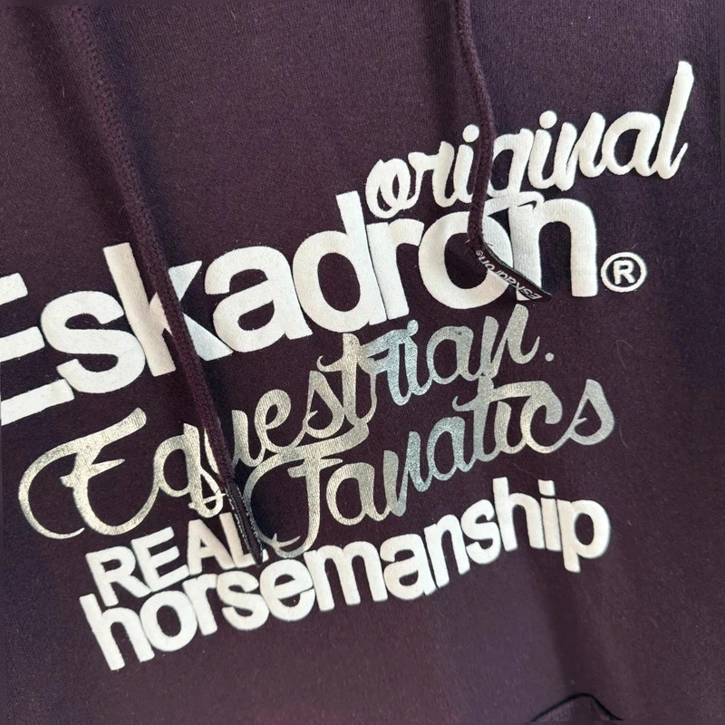 Eskadron Fanatics Plum hoodie UK 14 16 L Equestrian Riding Sweatshirt - Image 2