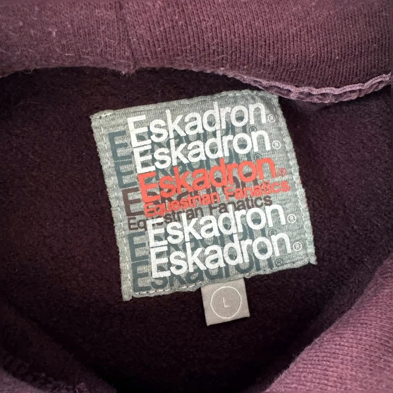 Eskadron Fanatics Plum hoodie UK 14 16 L Equestrian Riding Sweatshirt - Image 6