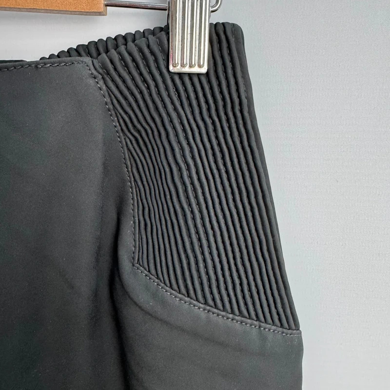 Vero Moda Black PU Faux Leather High Waist Knee Pencil Skirt Size L / UK 12–14 - Image 3