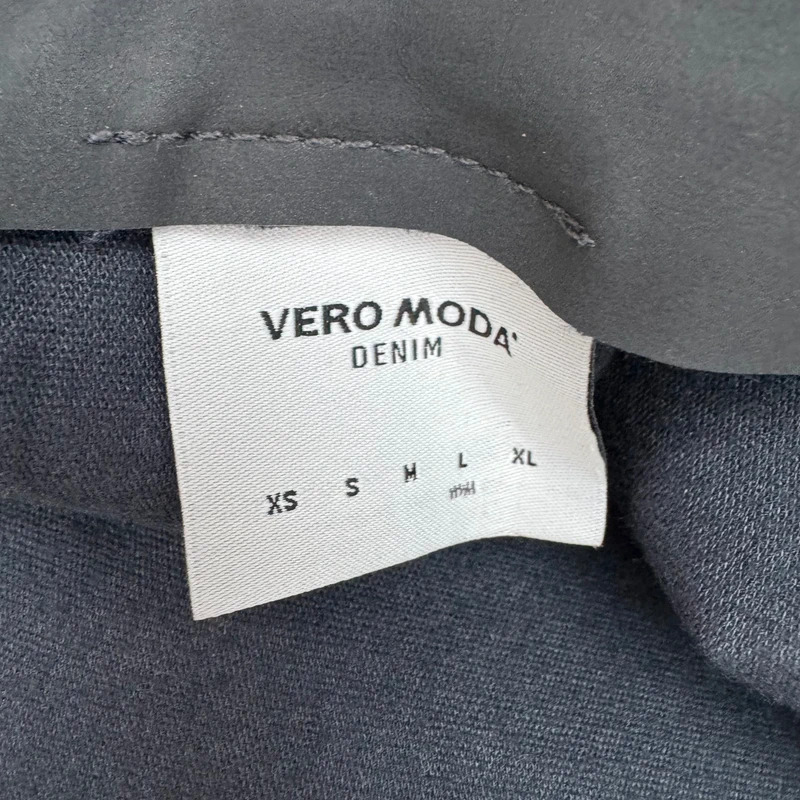 Vero Moda Black PU Faux Leather High Waist Knee Pencil Skirt Size L / UK 12–14 - Image 5