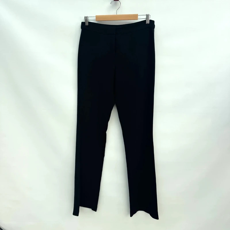 Marciano Guess Black Tailored Trousers UK 12 14 Extra Long Length Regular Fit Smart Pants