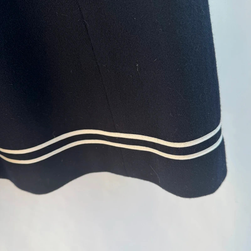 Vintage Alexon Youngset by Alannah Tandy Navy Wool Sailor Suit - Jacket & Skirt - UK 8-10 - Image 7